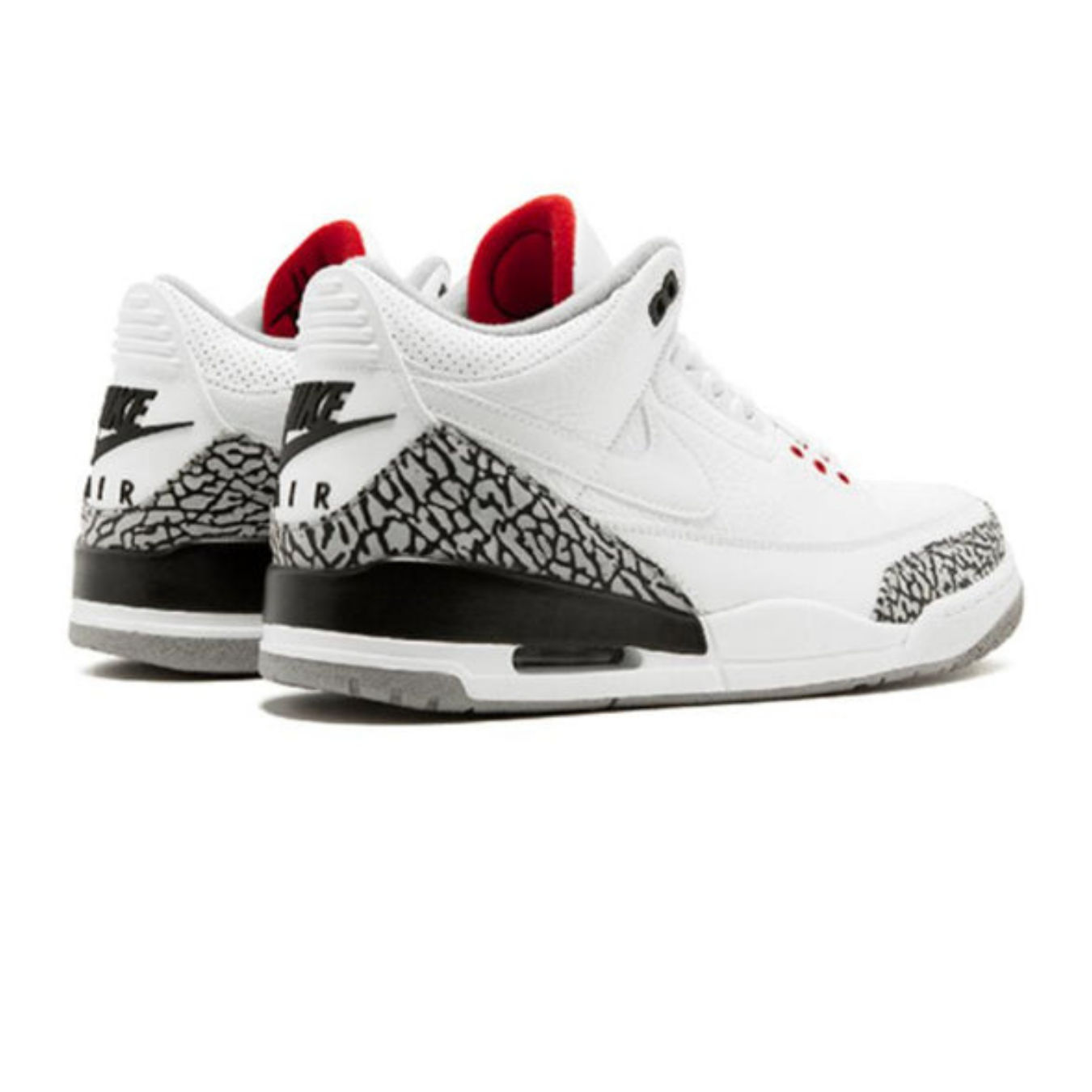 Air Jordan 3 Retro JTH NRG 'White Cement' - Streetwear Fashion - thesclo.com