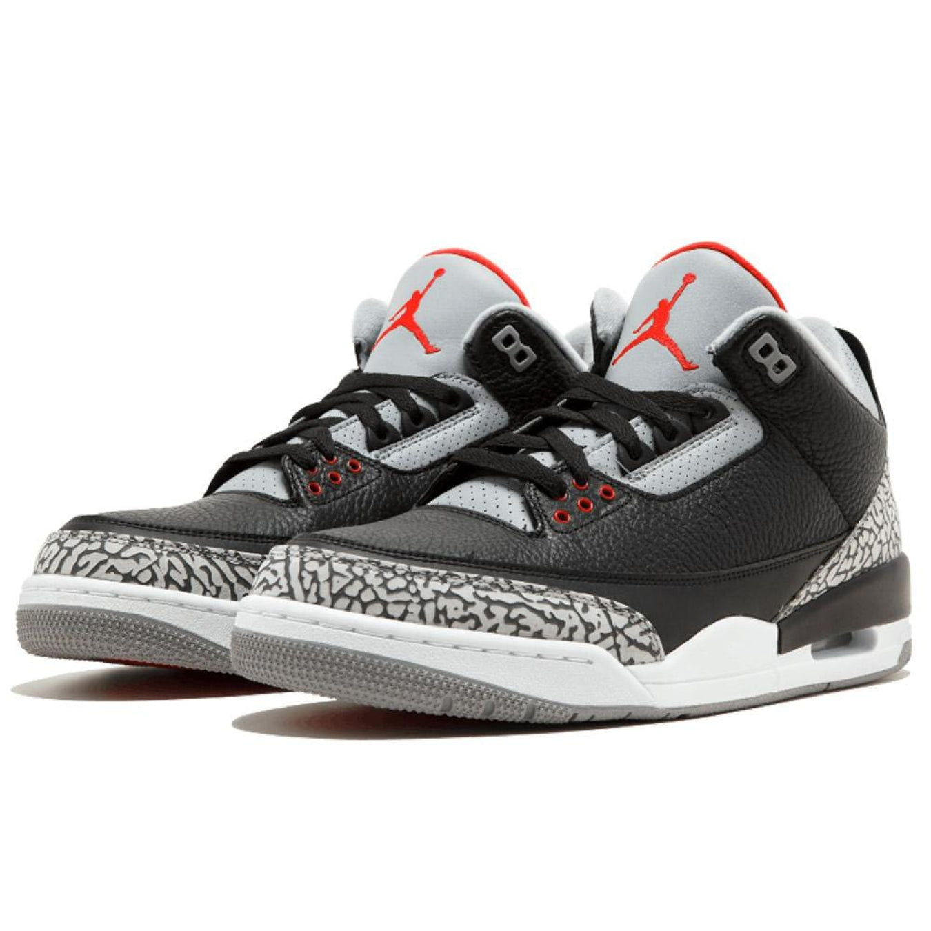 Air Jordan 3 Retro OG 'Black Cement' - Streetwear Fashion - thesclo.com