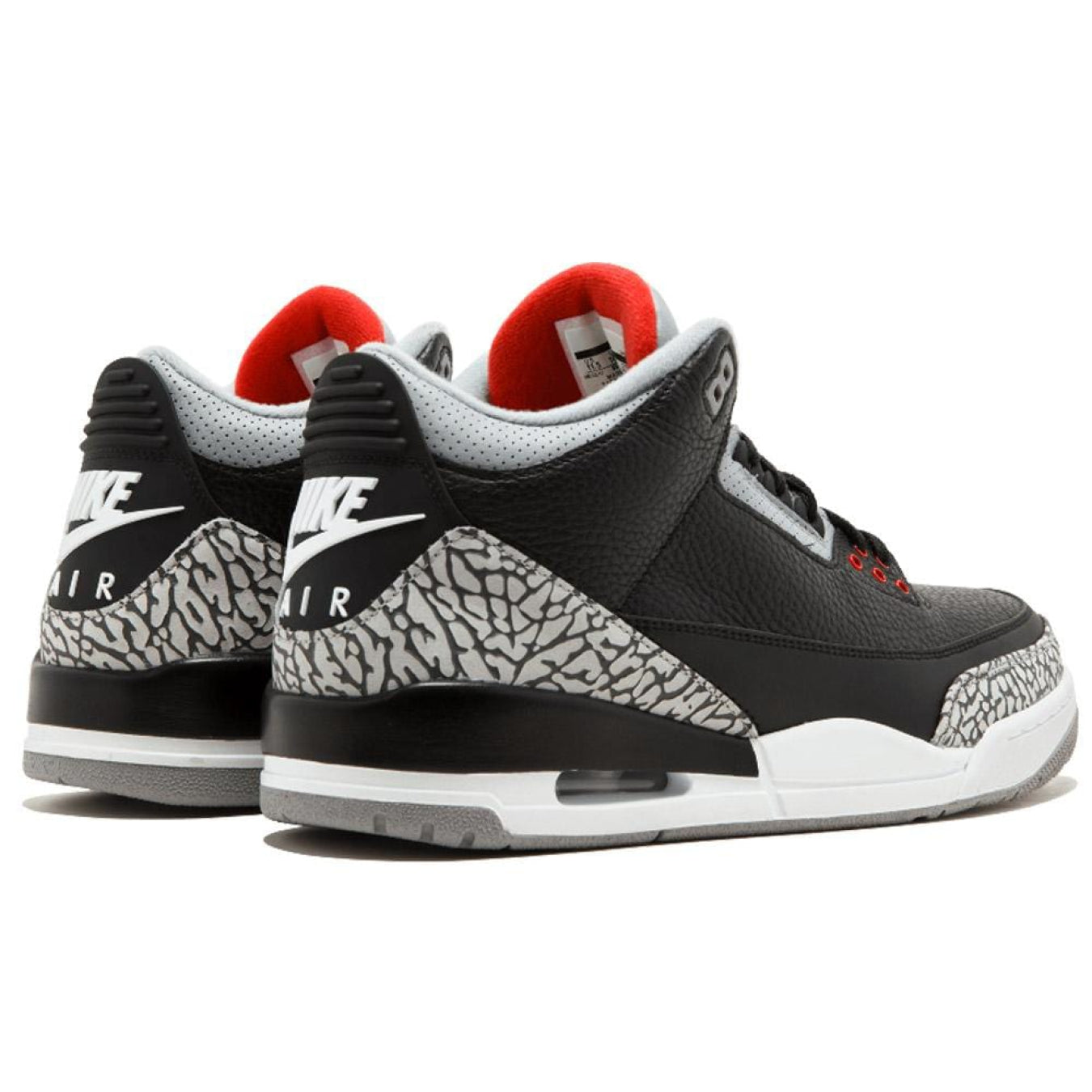 Air Jordan 3 Retro OG 'Black Cement' - Streetwear Fashion - thesclo.com