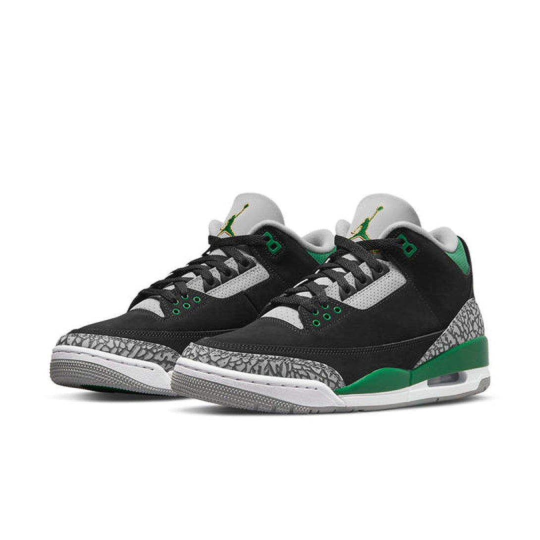 Air Jordan 3 Retro 'Pine Green' - Streetwear Fashion - thesclo.com