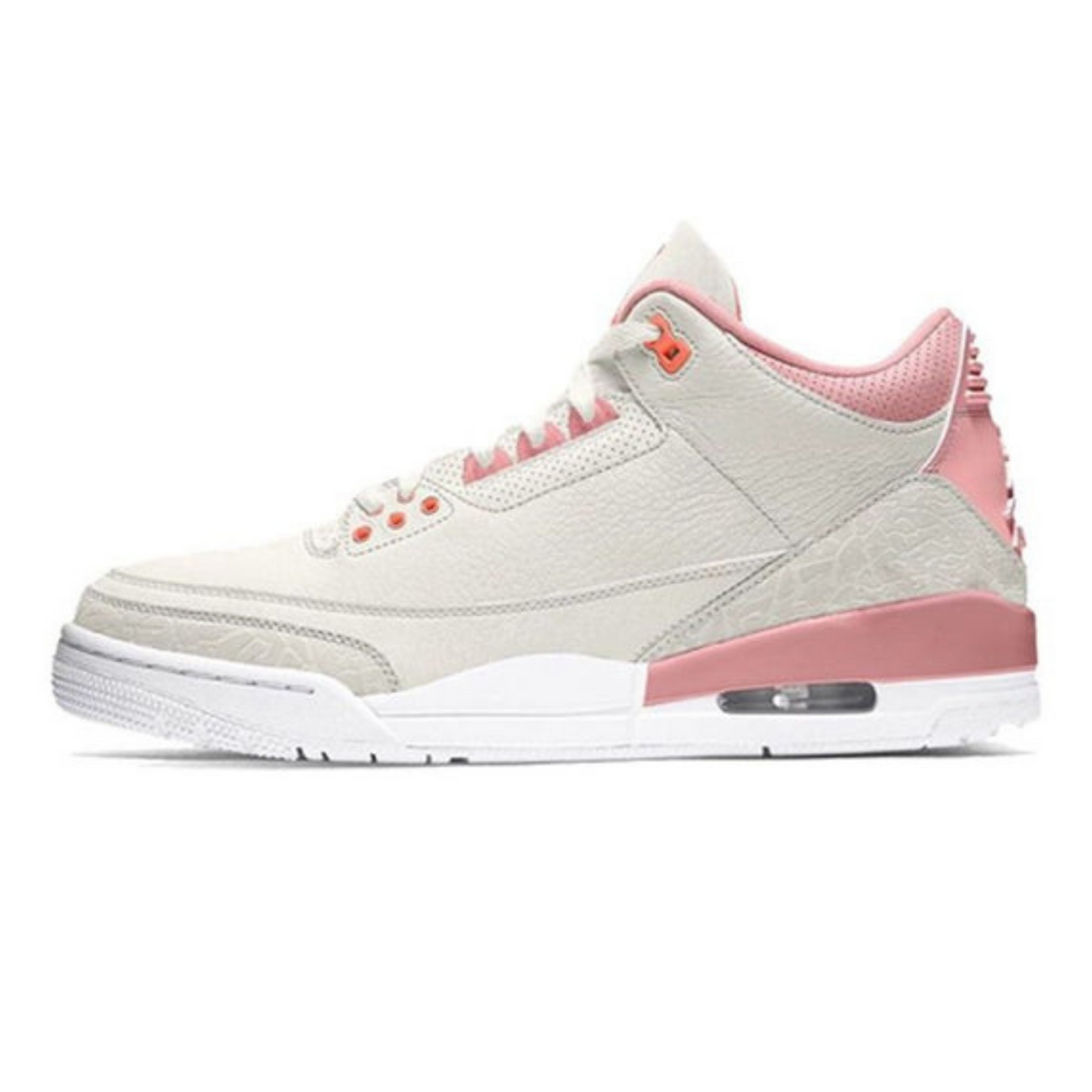 Air Jordan 3 Retro 'Sail Rust Pink' - Streetwear Fashion - thesclo.com