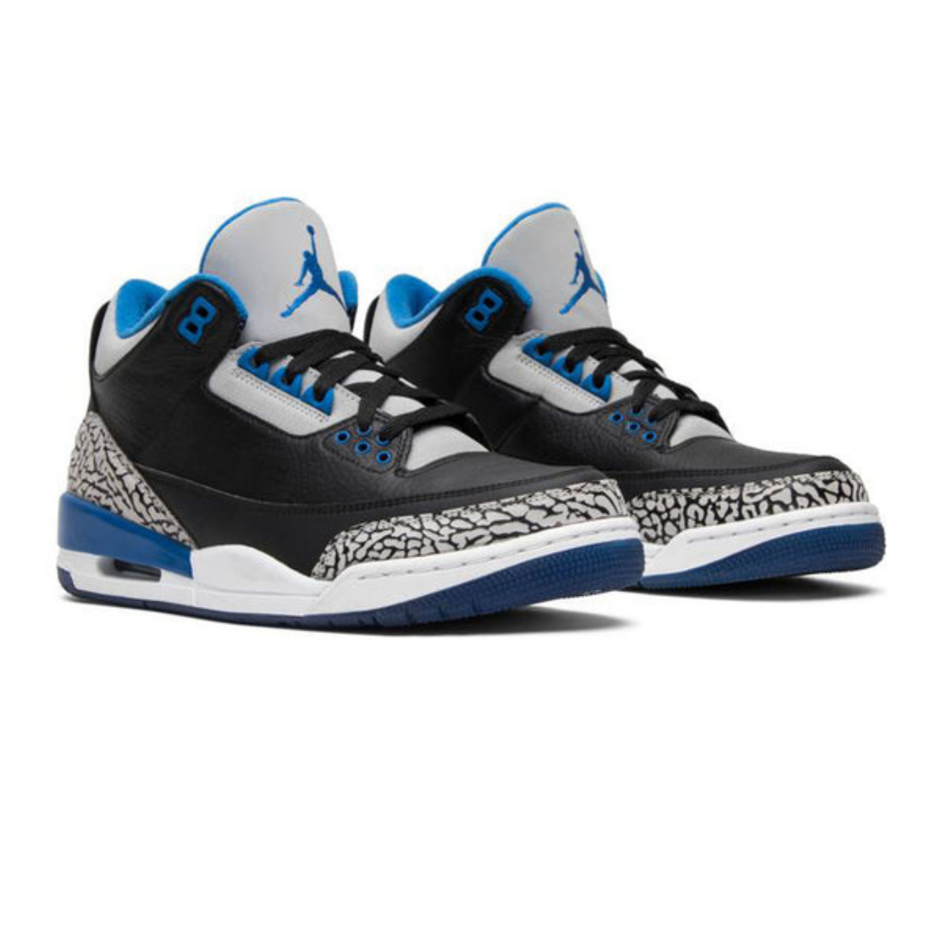 Air Jordan 3 Retro 'Sport Blue' - Streetwear Fashion - thesclo.com