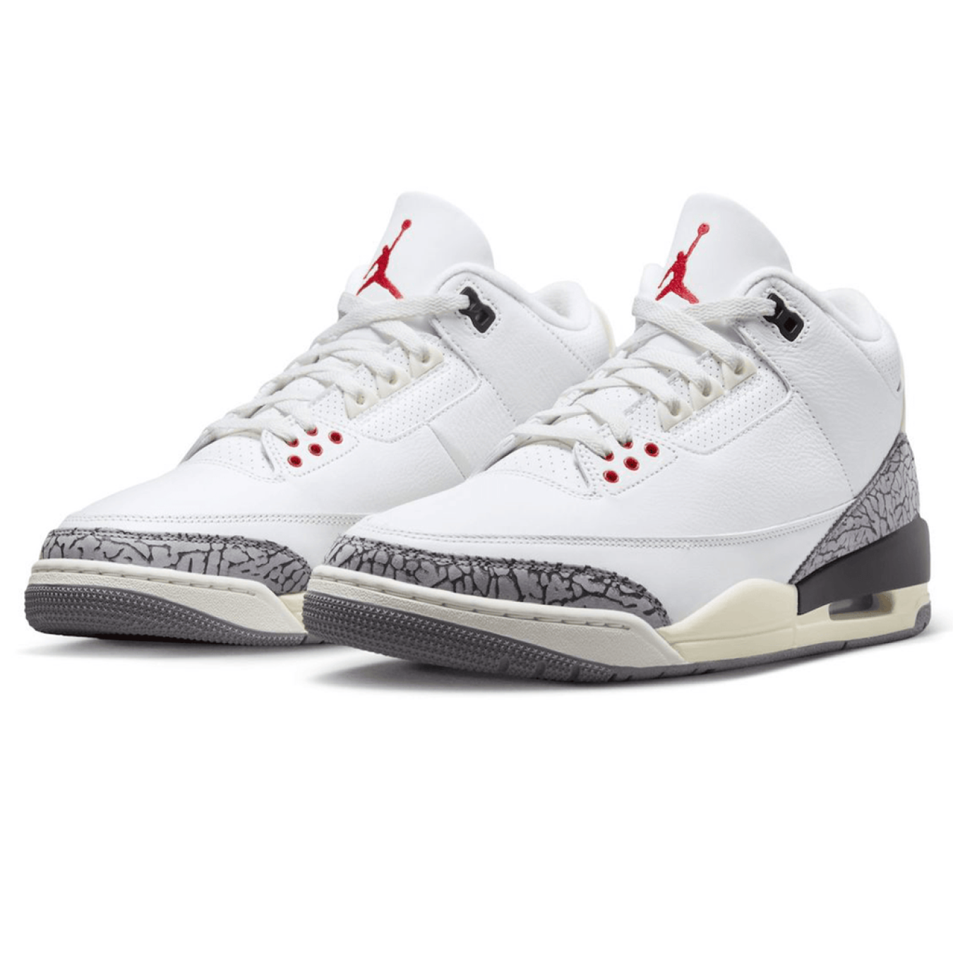 Air Jordan 3 Retro 'White Cement Reimagined' - Streetwear Fashion - thesclo.com