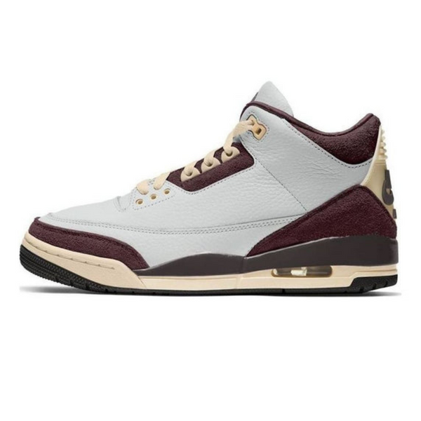 Air Jordan 3 Retro x A Ma Manire 'Burgundy Crush' - Streetwear Fashion - thesclo.com