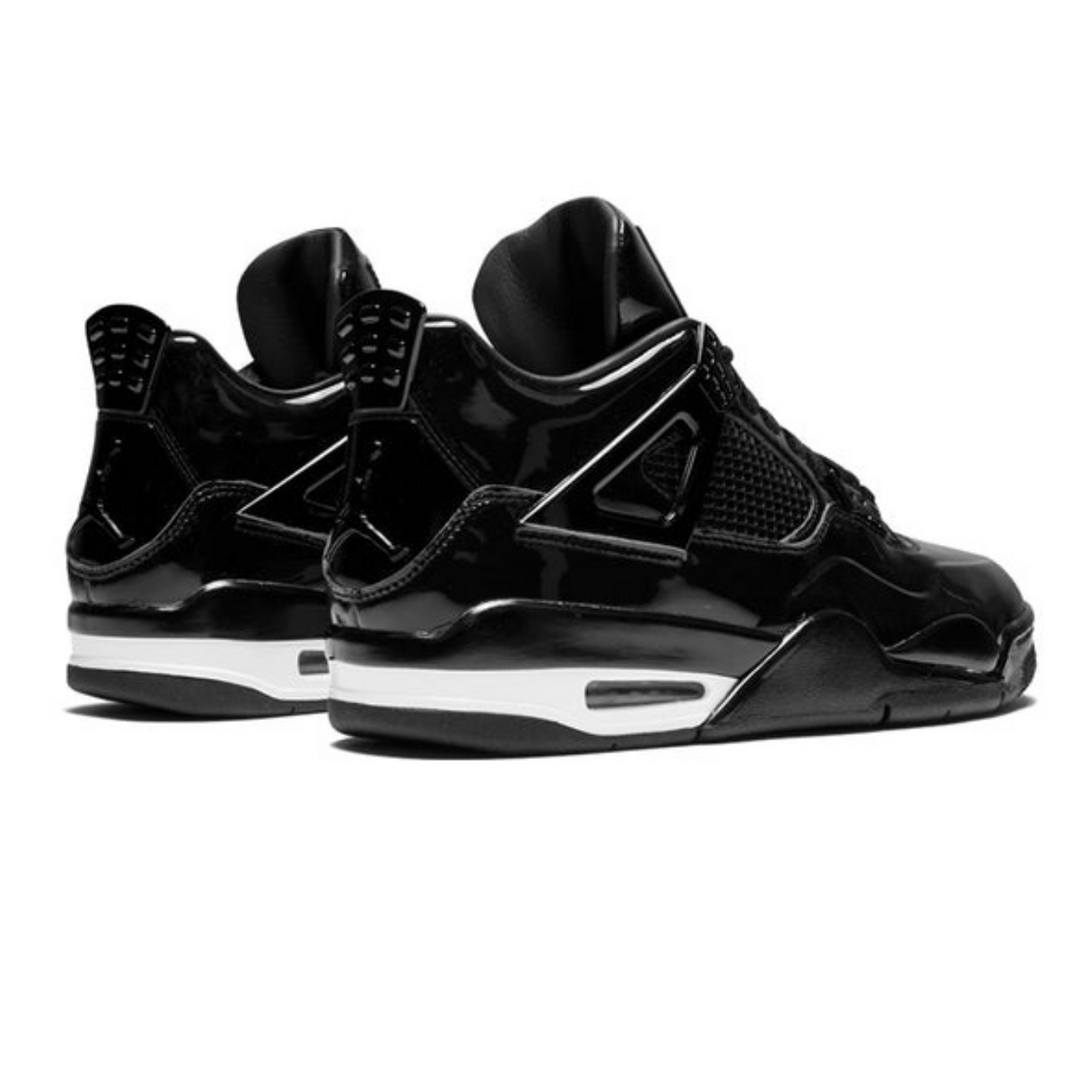 Air Jordan 4 Retro 11Lab4 'Black Patent Leather' - Streetwear Fashion - thesclo.com