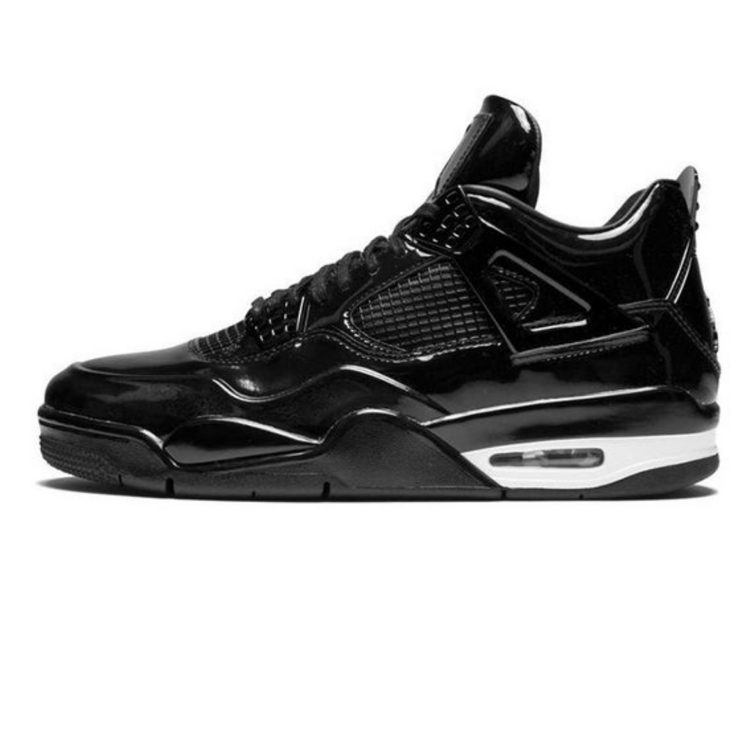 Air Jordan 4 Retro 11Lab4 'Black Patent Leather' - Streetwear Fashion - thesclo.com