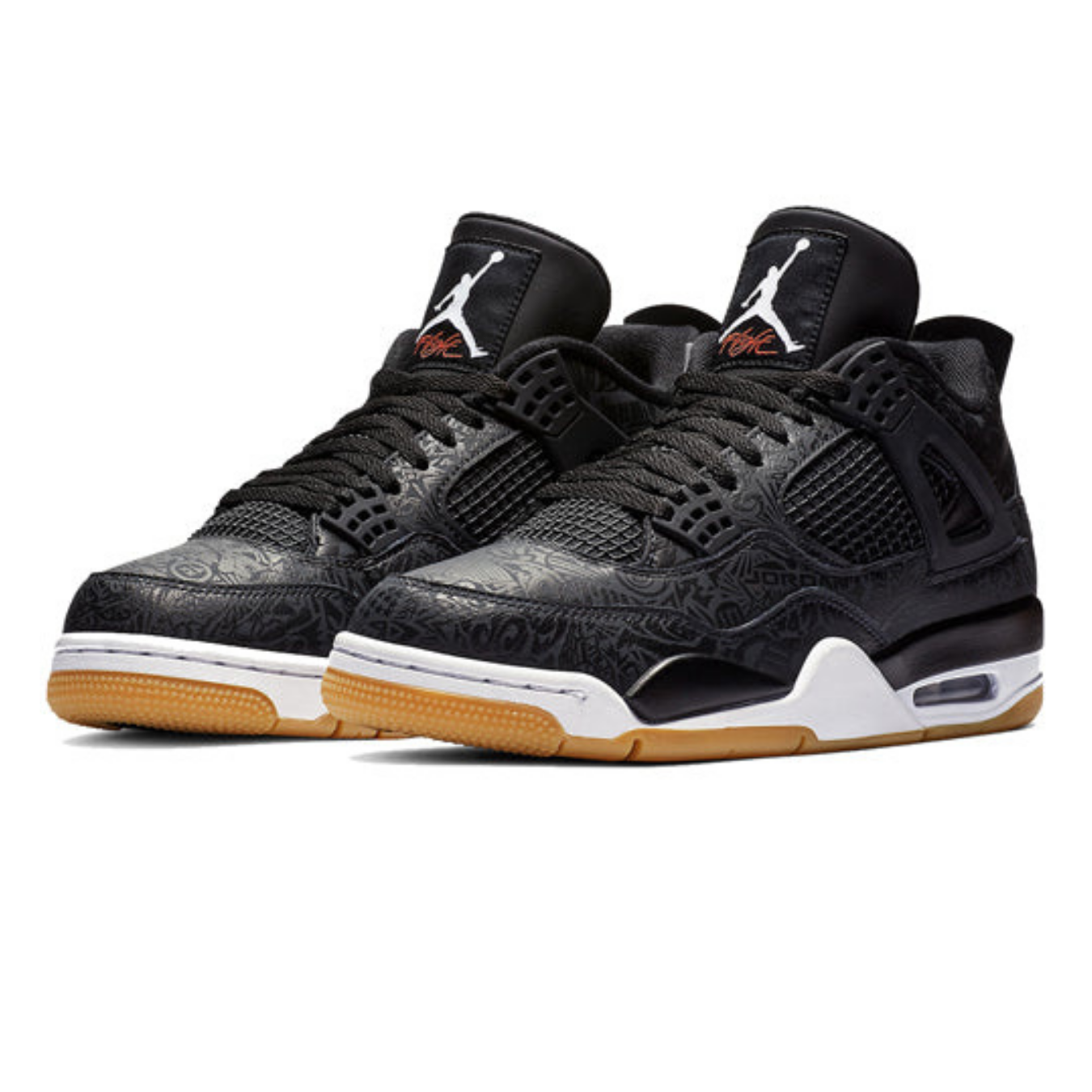 Air Jordan 4 Retro 'Black Laser' - Streetwear Fashion - thesclo.com