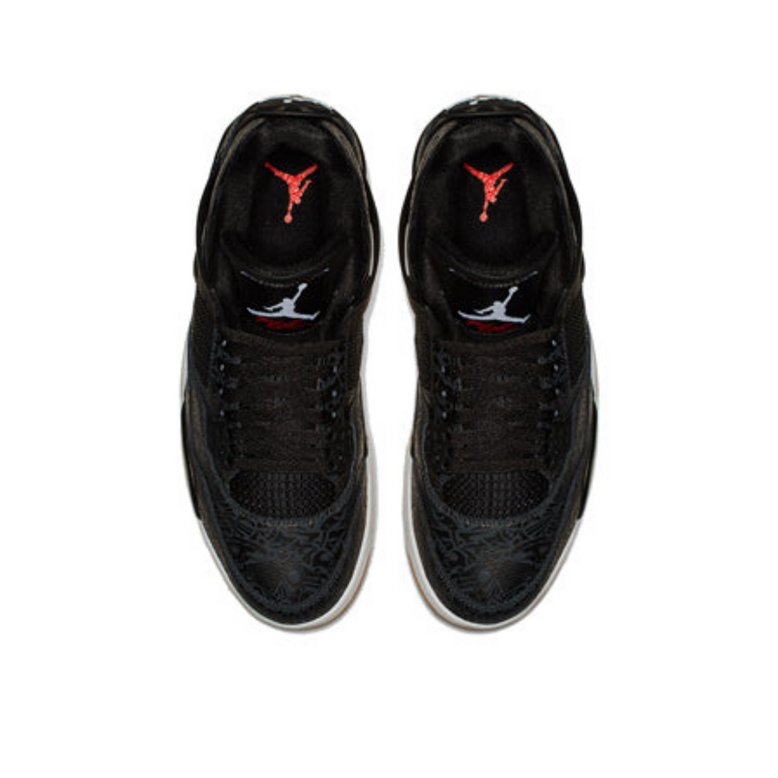 Air Jordan 4 Retro 'Black Laser' - Streetwear Fashion - thesclo.com