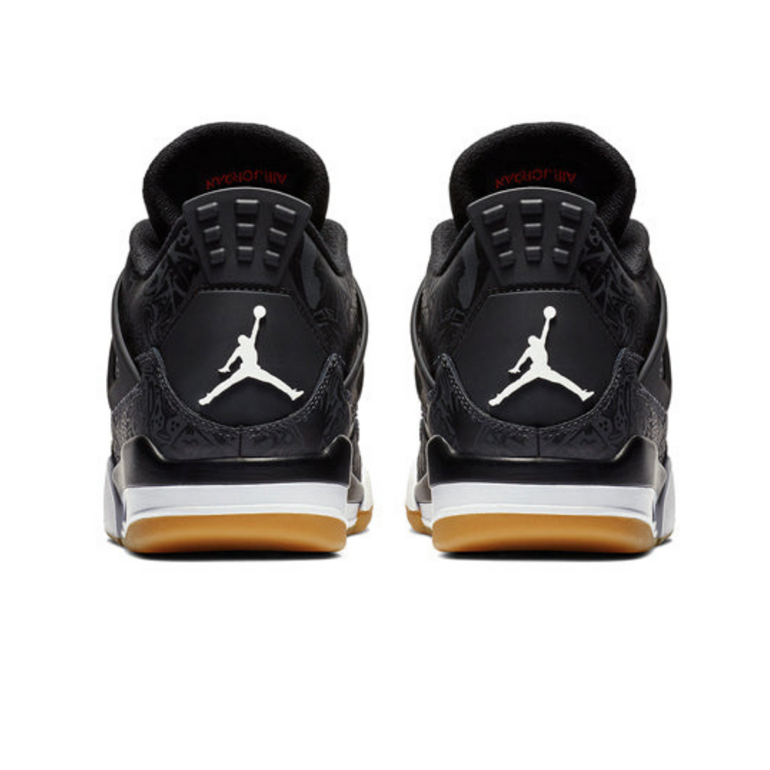 Air Jordan 4 Retro 'Black Laser' - Streetwear Fashion - thesclo.com