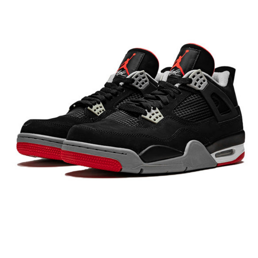 Air Jordan 4 Retro 'Bred' 2012 - Streetwear Fashion - thesclo.com