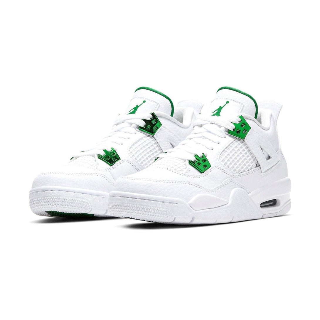 Air Jordan 4 Retro GS 'Green Metallic' - Streetwear Fashion - thesclo.com