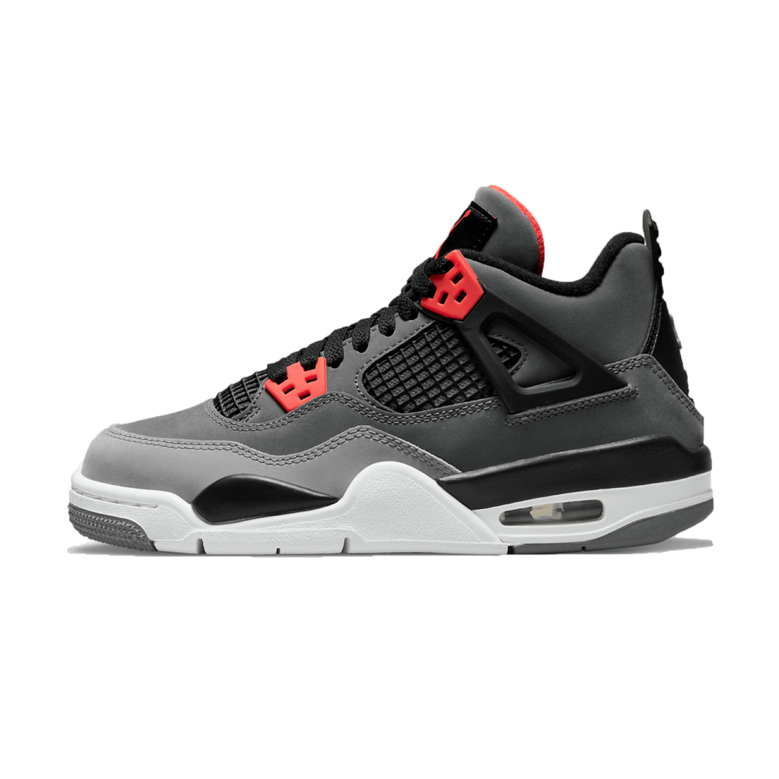 Air Jordan 4 Retro GS 'Infrared' - Streetwear Fashion - thesclo.com