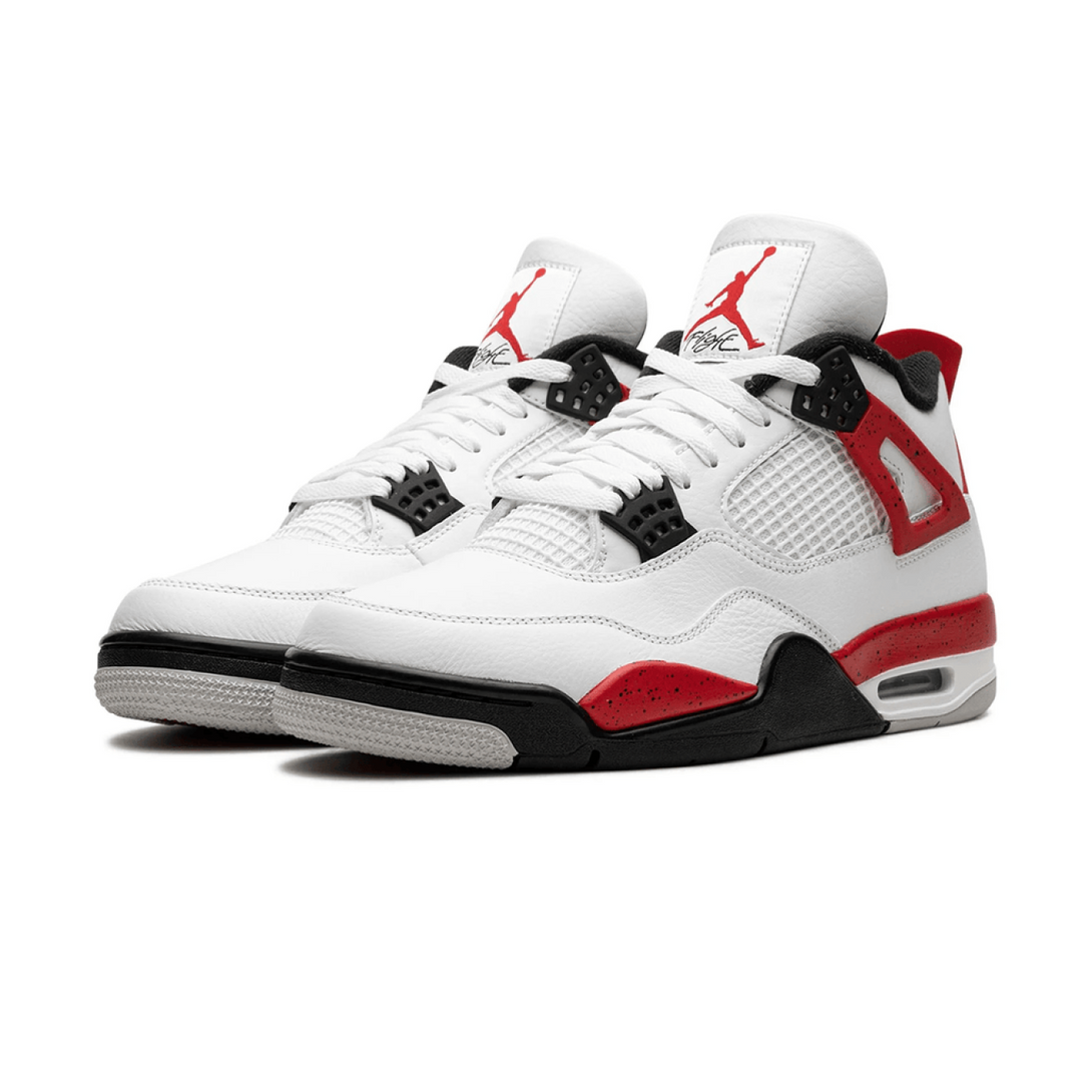 Air Jordan 4 Retro GS 'Red Cement' - Streetwear Fashion - thesclo.com