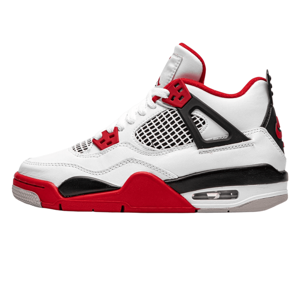 Air Jordan 4 Retro OG GS 'Fire Red' 2020 - Streetwear Fashion - thesclo.com