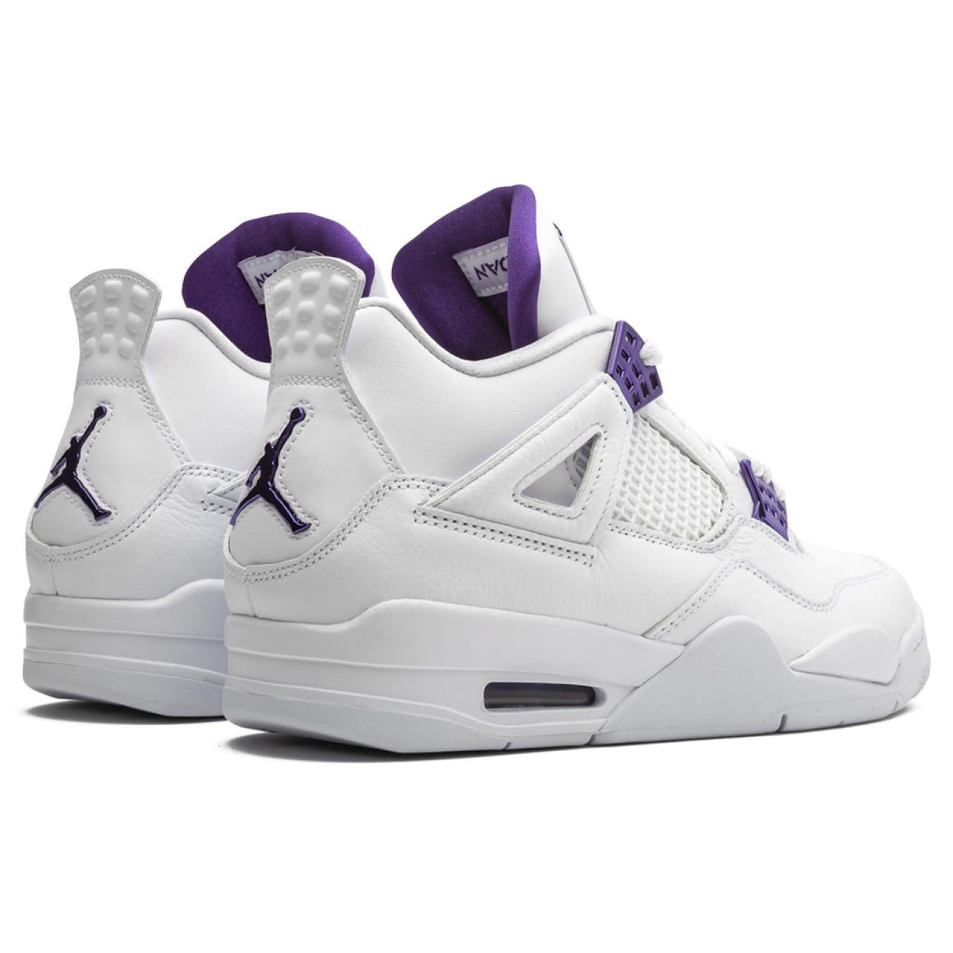 Air Jordan 4 Retro 'Purple Metallic' - Streetwear Fashion - thesclo.com