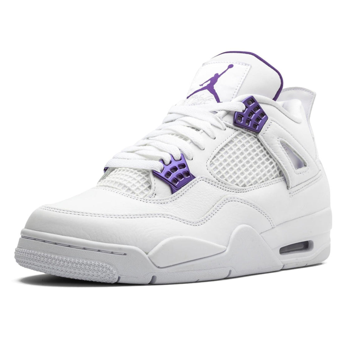 Air Jordan 4 Retro 'Purple Metallic' - Streetwear Fashion - thesclo.com