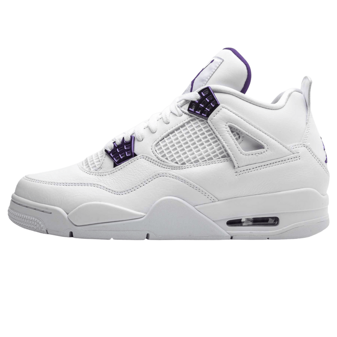 Air Jordan 4 Retro 'Purple Metallic' - Streetwear Fashion - thesclo.com