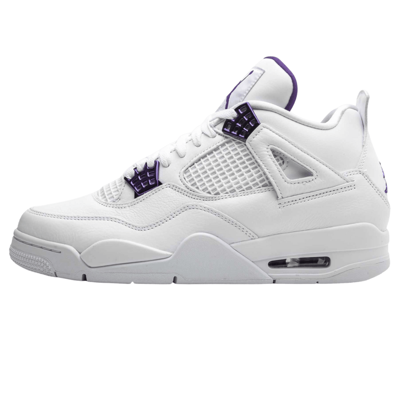 Air Jordan 4 Retro 'Purple Metallic' - Streetwear Fashion - thesclo.com