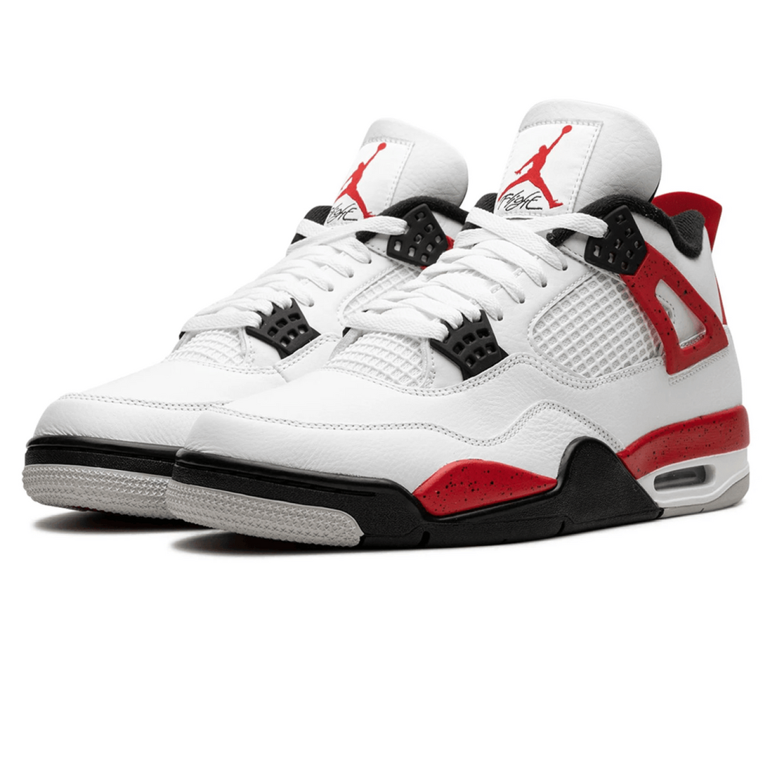 Air Jordan 4 Retro 'Red Cement' - Streetwear Fashion - thesclo.com
