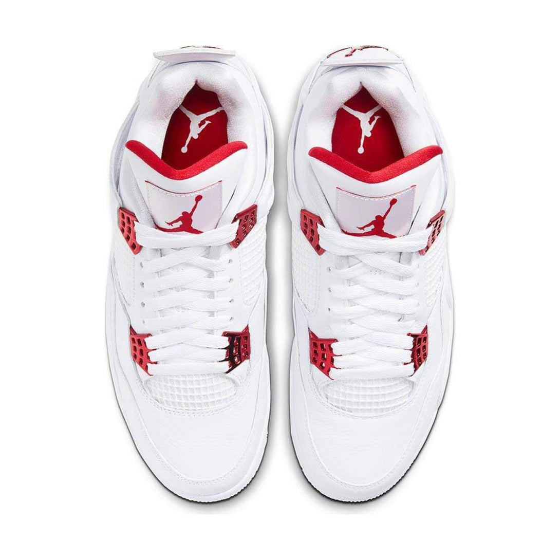 Air Jordan 4 Retro 'Red Metallic' - Streetwear Fashion - thesclo.com