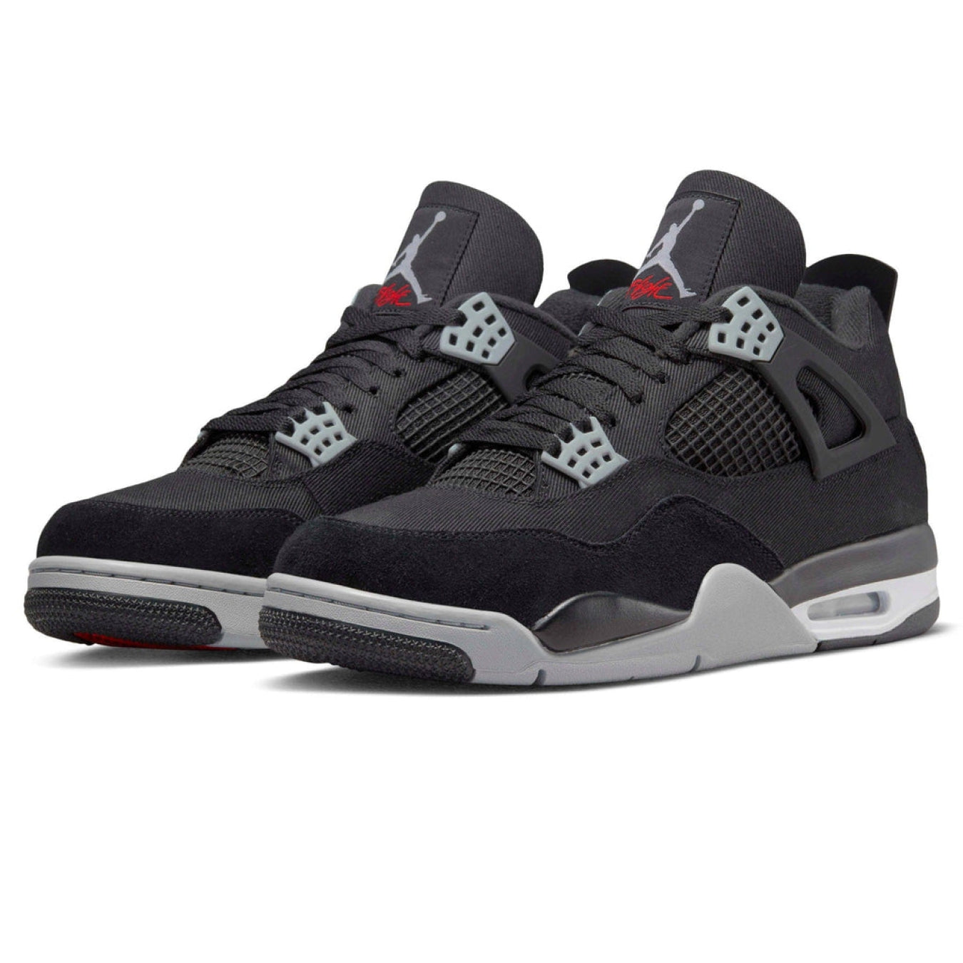 Air Jordan 4 Retro SE 'Black Canvas' - Streetwear Fashion - thesclo.com