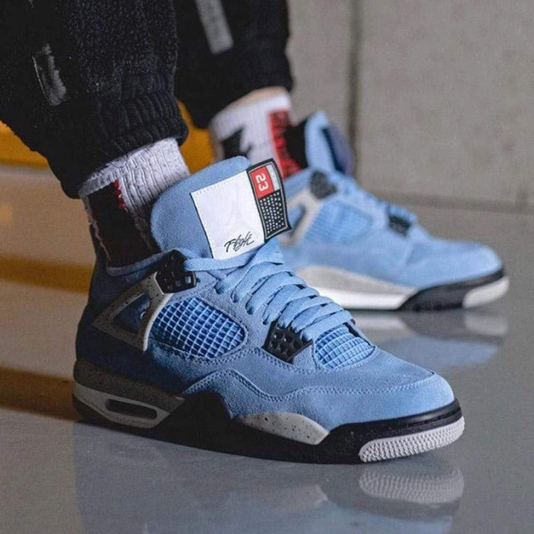 Air Jordan 4 Retro 'University Blue' - Streetwear Fashion - thesclo.com