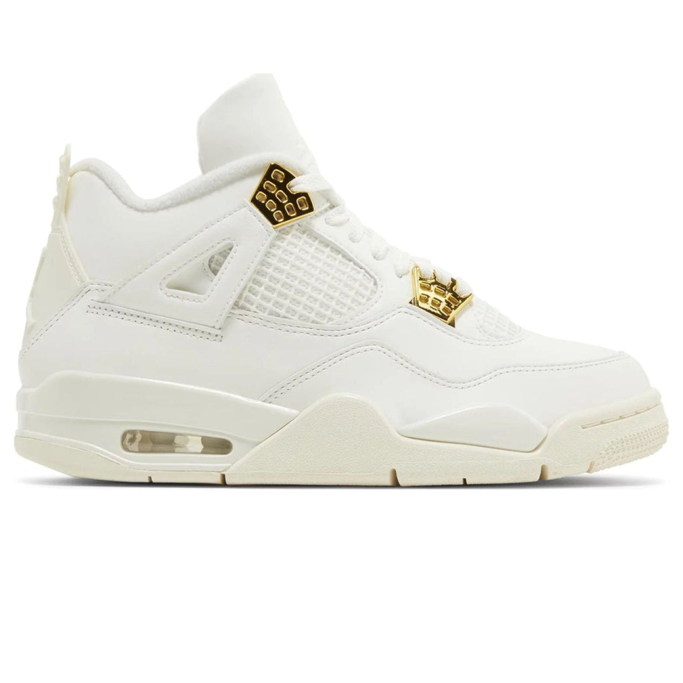 Air Jordan 4 Retro Wmns 'Metallic Gold' - Streetwear Fashion - thesclo.com