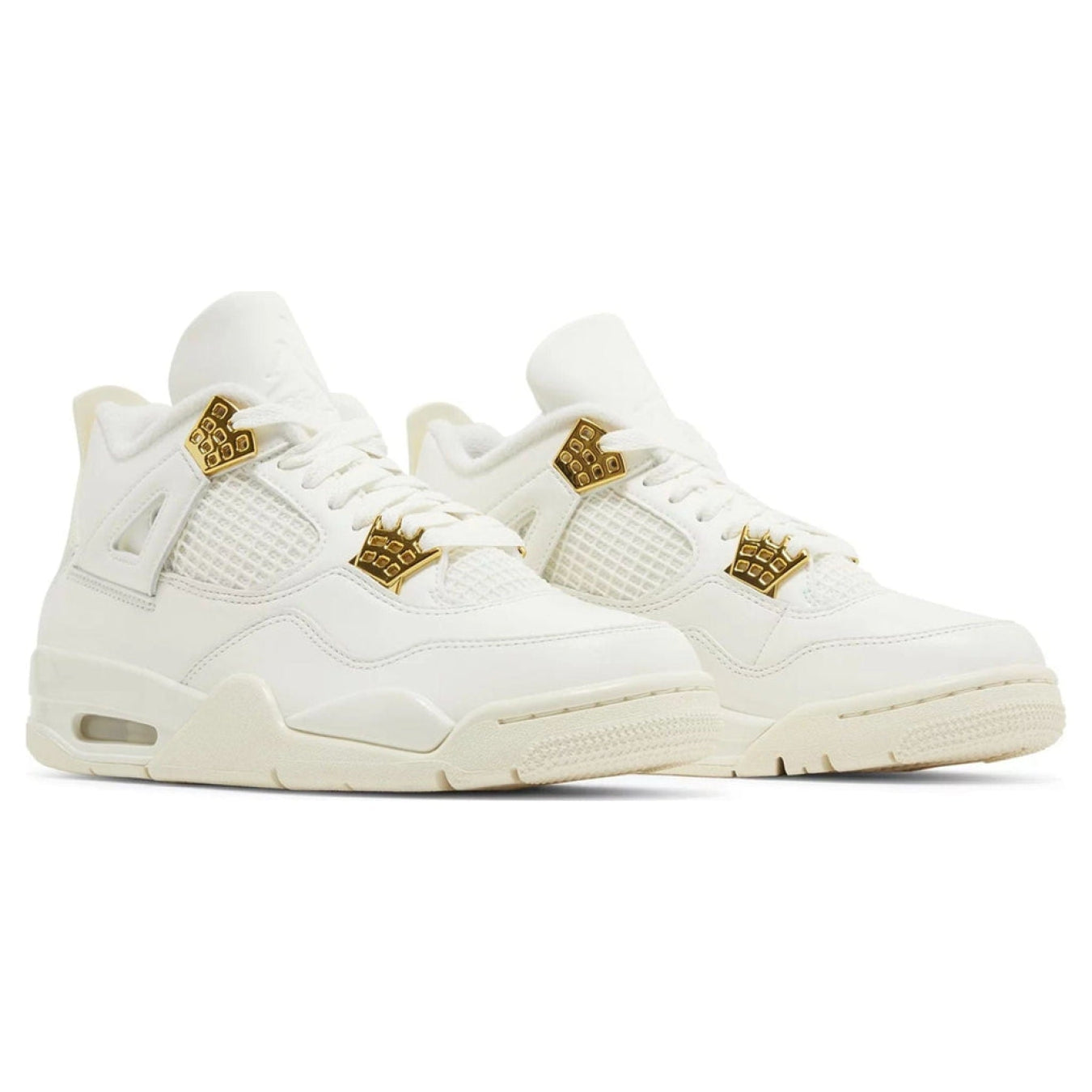 Air Jordan 4 Retro Wmns 'Metallic Gold' - Streetwear Fashion - thesclo.com