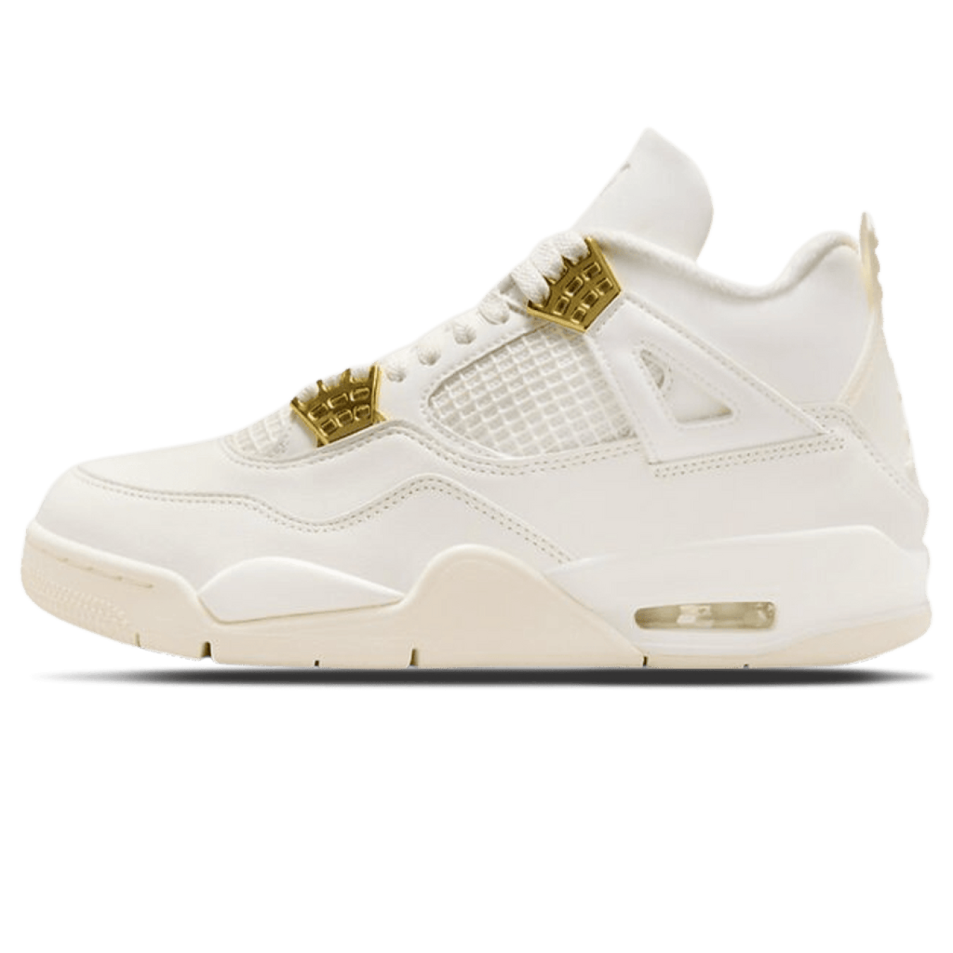 Air Jordan 4 Retro Wmns 'Metallic Gold' - Streetwear Fashion - thesclo.com