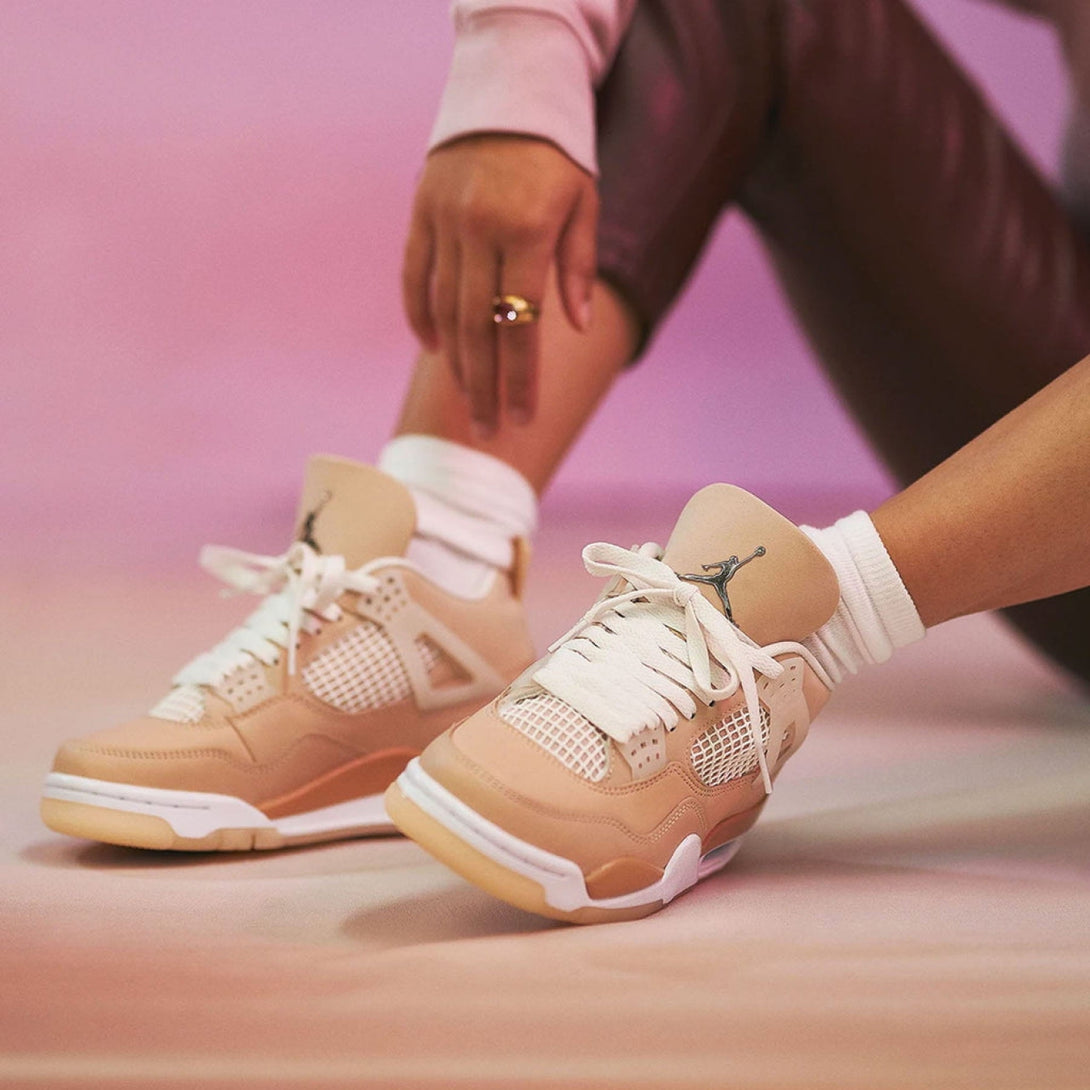 Air Jordan 4 Retro Wmns 'Shimmer' - Streetwear Fashion - thesclo.com