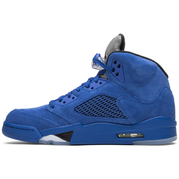 Air Jordan 5 Retro 'Blue Suede' - Streetwear Fashion - thesclo.com