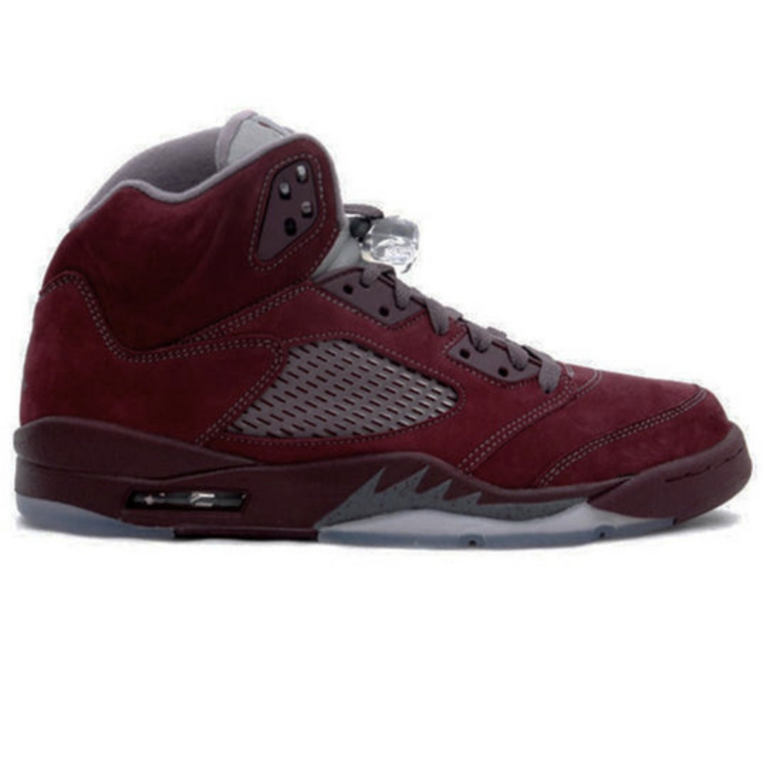 Air Jordan 5 Retro LS 'Burgundy' - Streetwear Fashion - thesclo.com