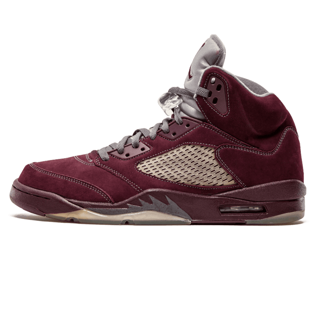 Air Jordan 5 Retro LS 'Burgundy' - Streetwear Fashion - thesclo.com