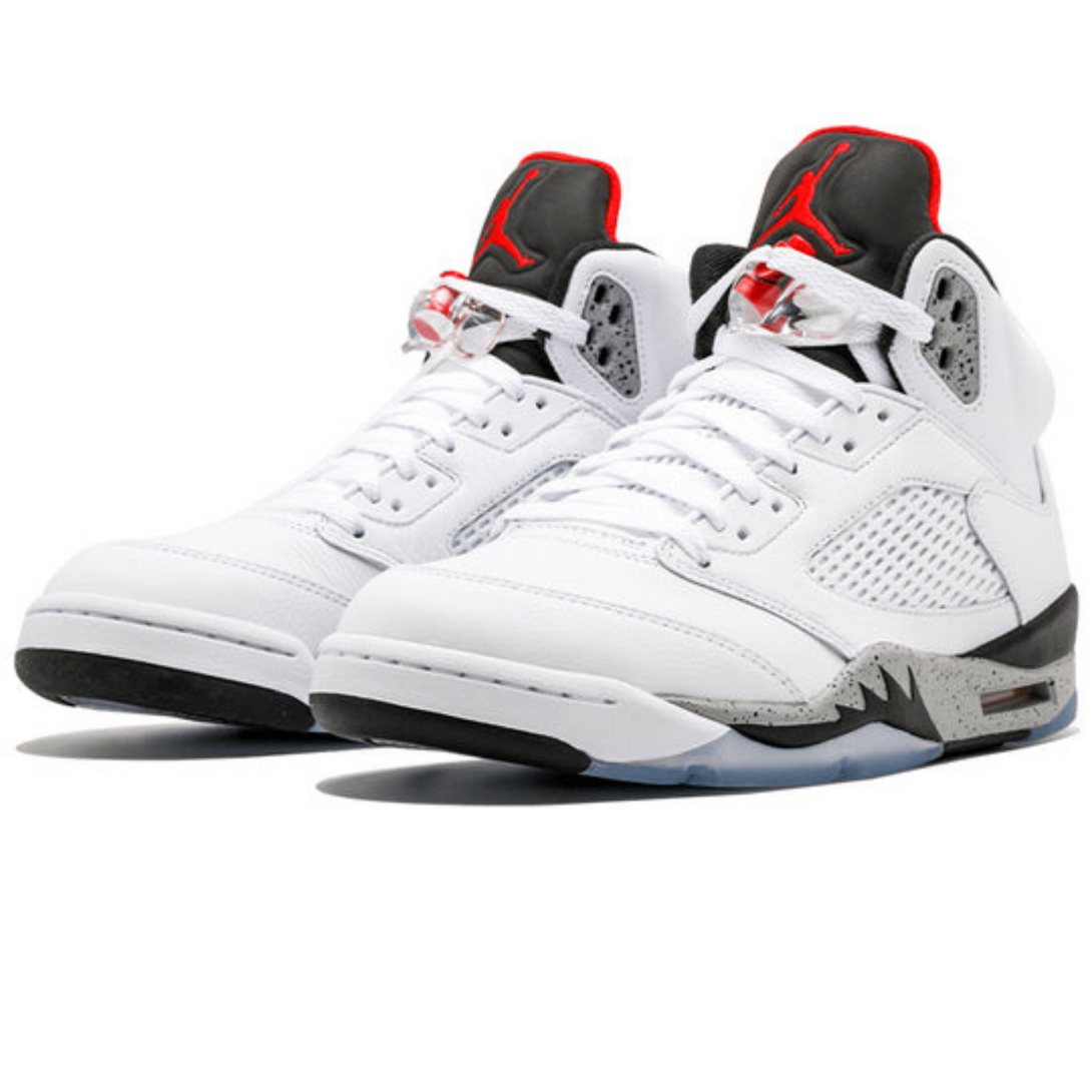 Air Jordan 5 Retro 'White Cement' - Streetwear Fashion - thesclo.com