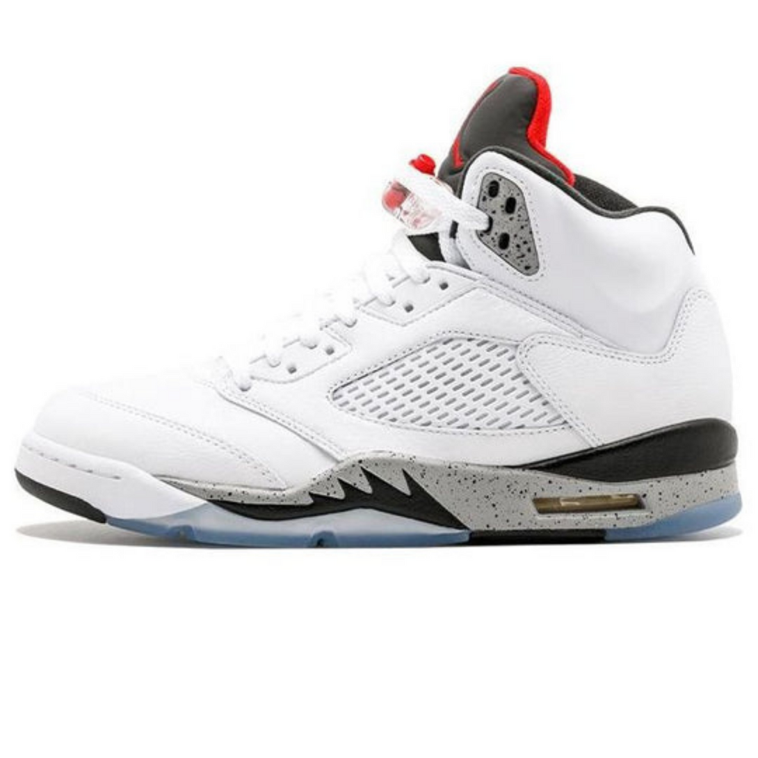 Air Jordan 5 Retro 'White Cement' - Streetwear Fashion - thesclo.com