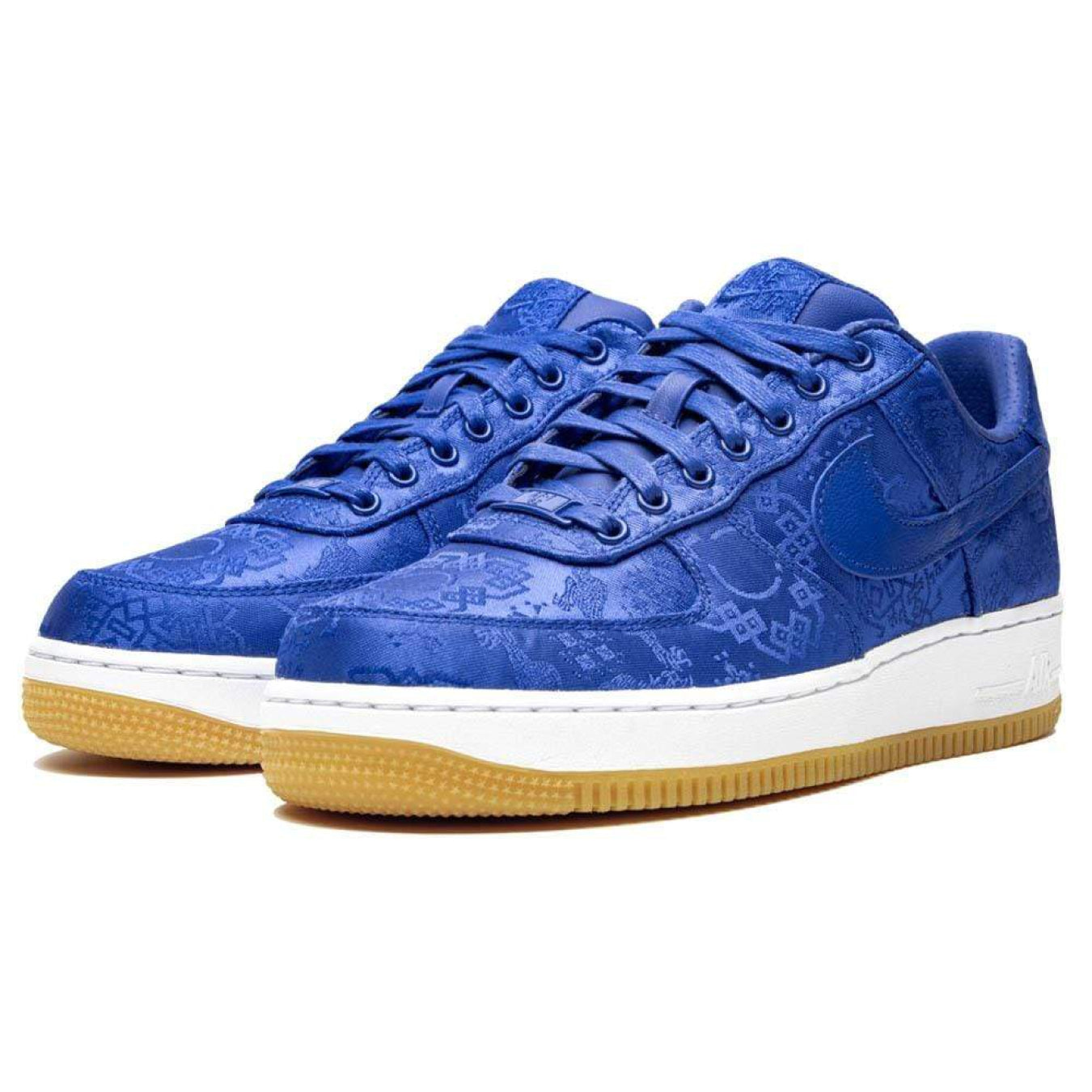 CLOT x Nike Air Force 1 PRM 'Royal Silk' - Streetwear Fashion - thesclo.com