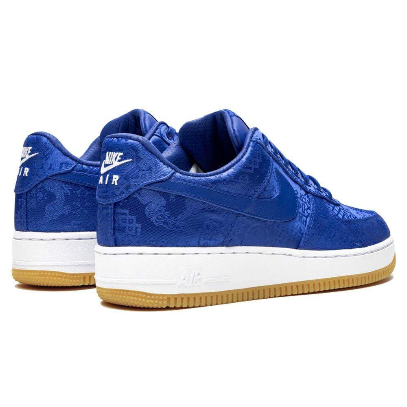 CLOT x Nike Air Force 1 PRM 'Royal Silk' - Streetwear Fashion - thesclo.com