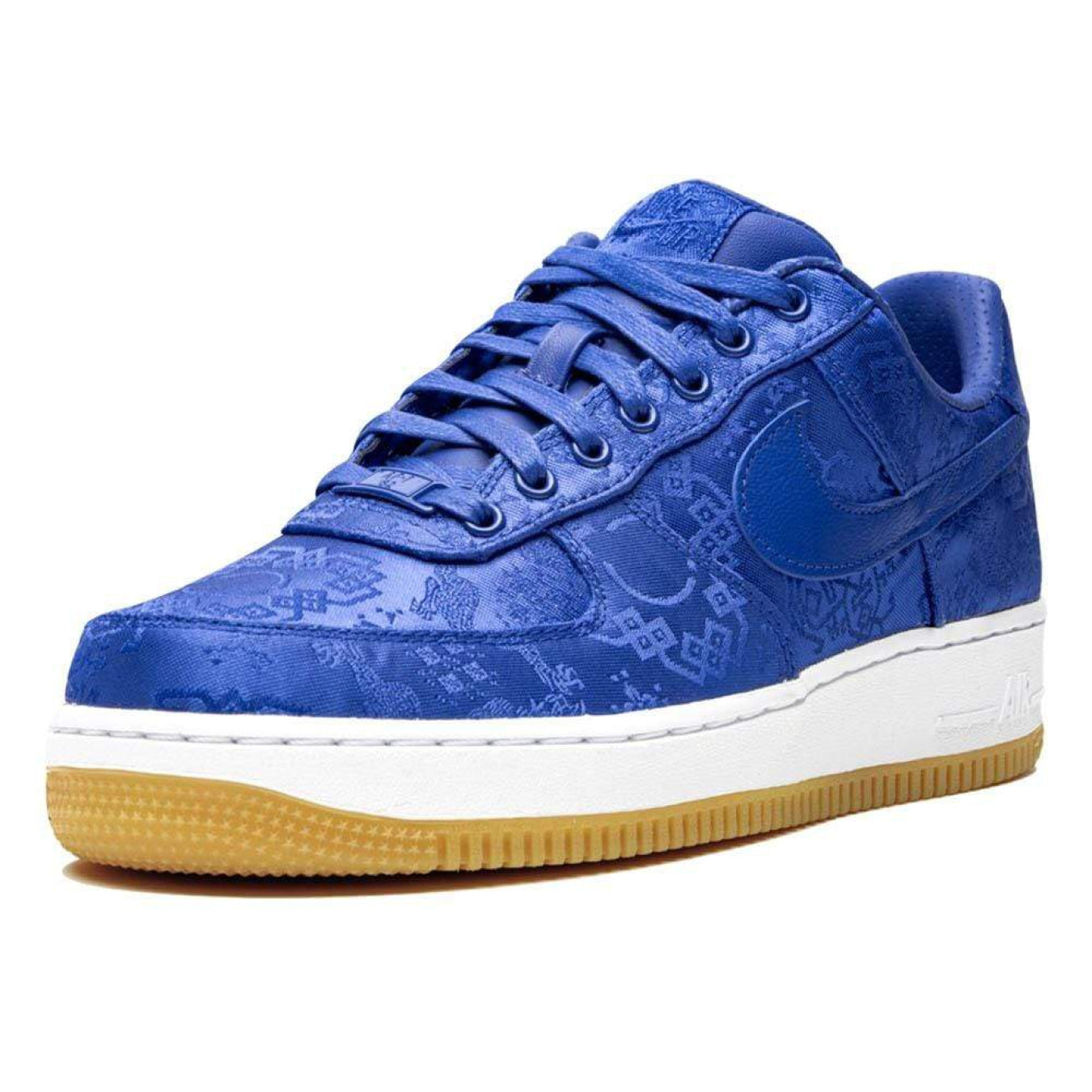 CLOT x Nike Air Force 1 PRM 'Royal Silk' - Streetwear Fashion - thesclo.com