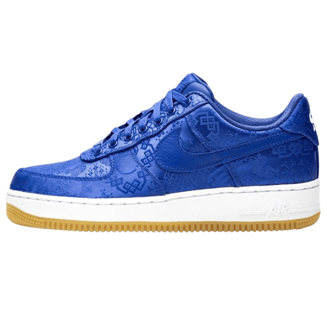 CLOT x Nike Air Force 1 PRM 'Royal Silk' - Streetwear Fashion - thesclo.com