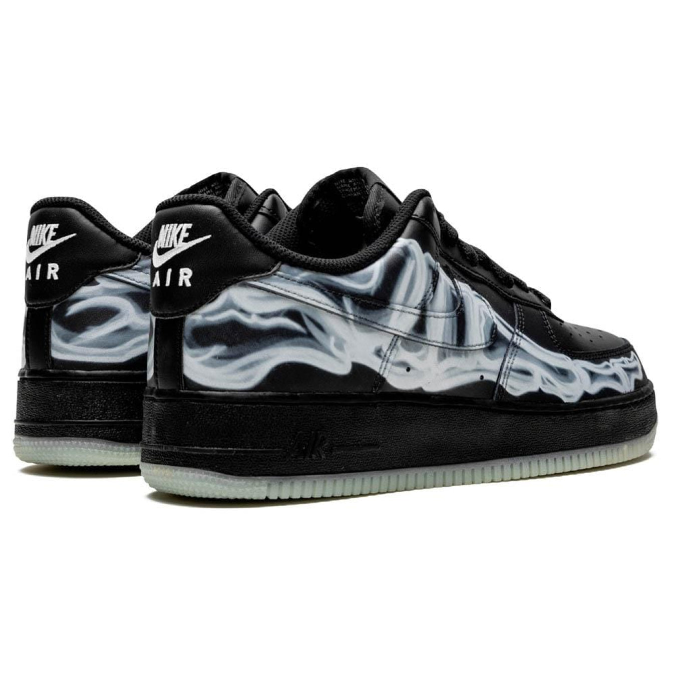 Nike Air Force 1 '07 QS 'Black Skeleton' - Streetwear Fashion - thesclo.com