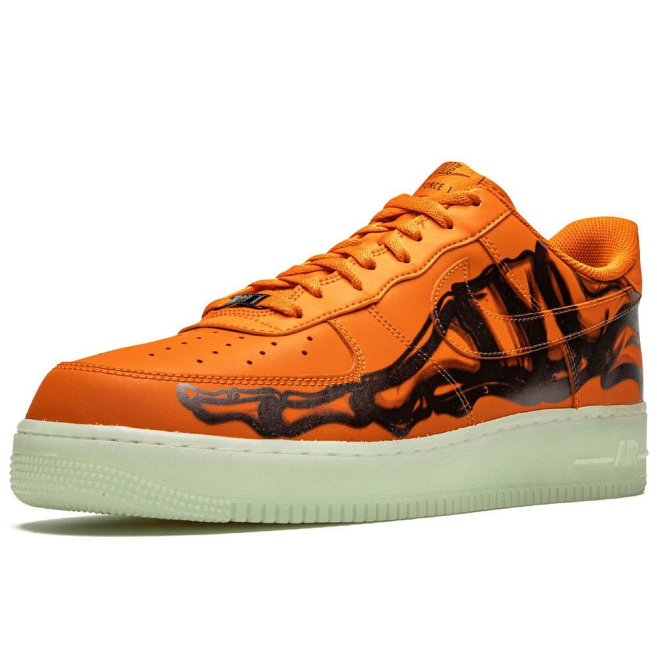 Nike Air Force 1 Low 'Orange Skeleton' - Streetwear Fashion - thesclo.com