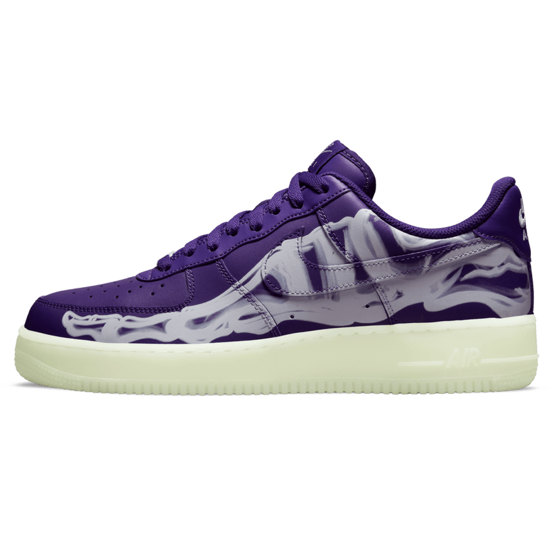 Nike Air Force 1 Low 'Purple Skeleton' - Streetwear Fashion - thesclo.com