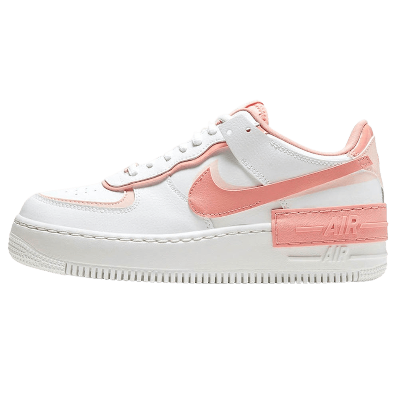 Nike Air Force 1 Shadow 'White Pink' (W) - Streetwear Fashion - thesclo.com