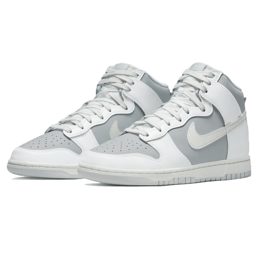 Nike Dunk High Grey White- Streetwear Fashion - thesclo.com