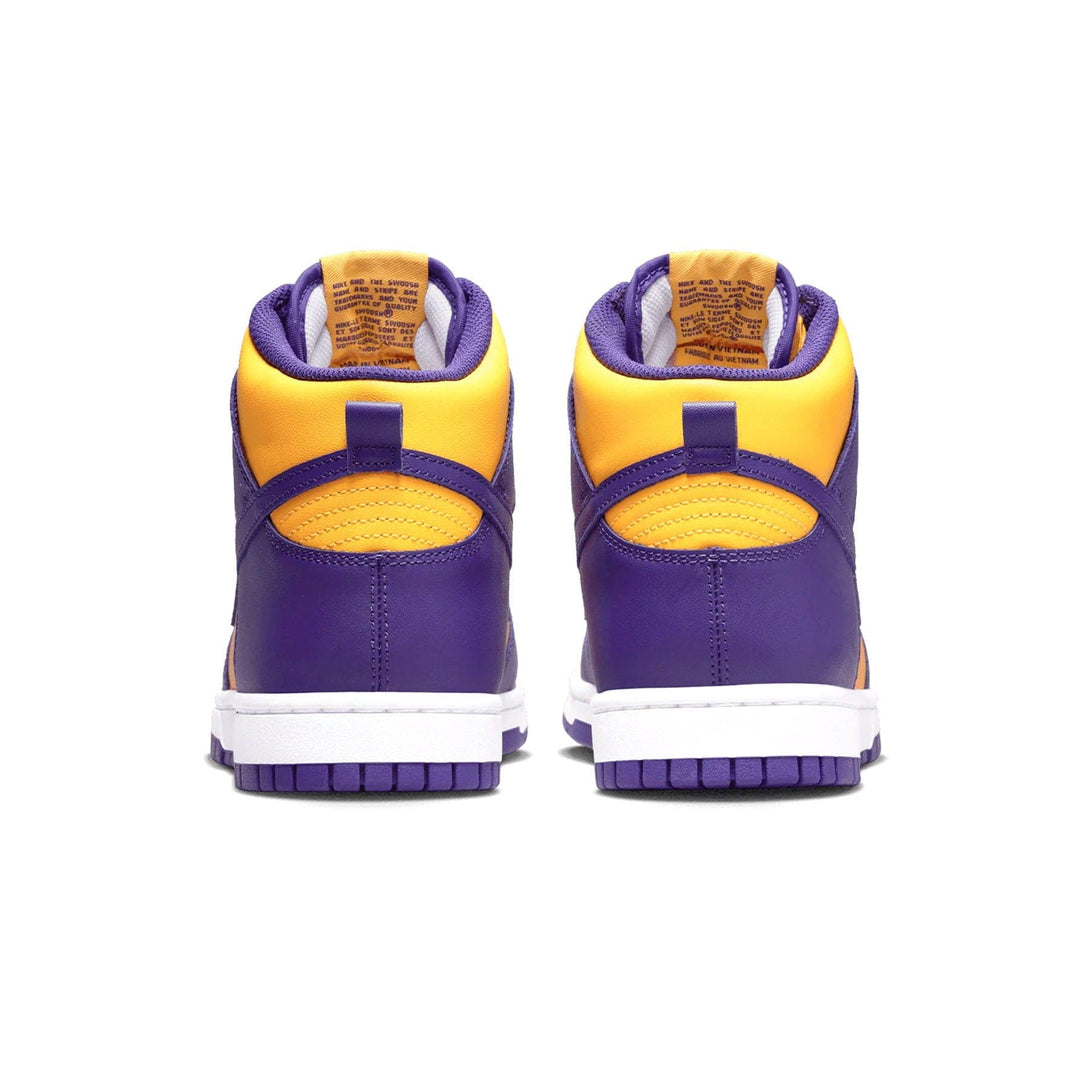 Nike Dunk High 'Lakers'- Streetwear Fashion - thesclo.com