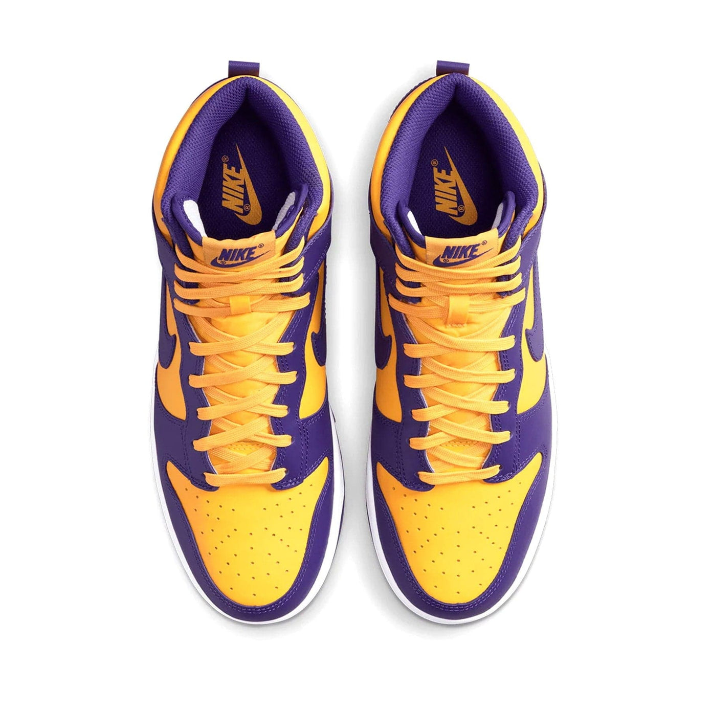 Nike Dunk High 'Lakers'- Streetwear Fashion - thesclo.com