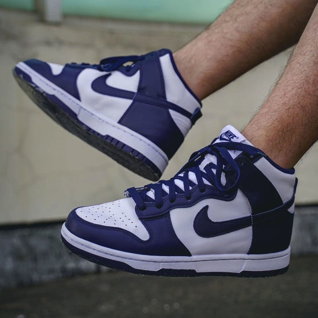 Nike Dunk High 'Midnight Navy'- Streetwear Fashion - thesclo.com