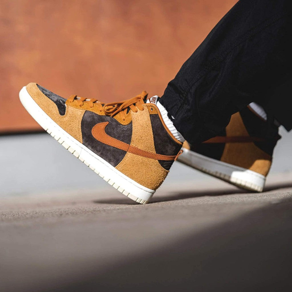 Nike Dunk High Premium 'Dark Russet'- Streetwear Fashion - thesclo.com