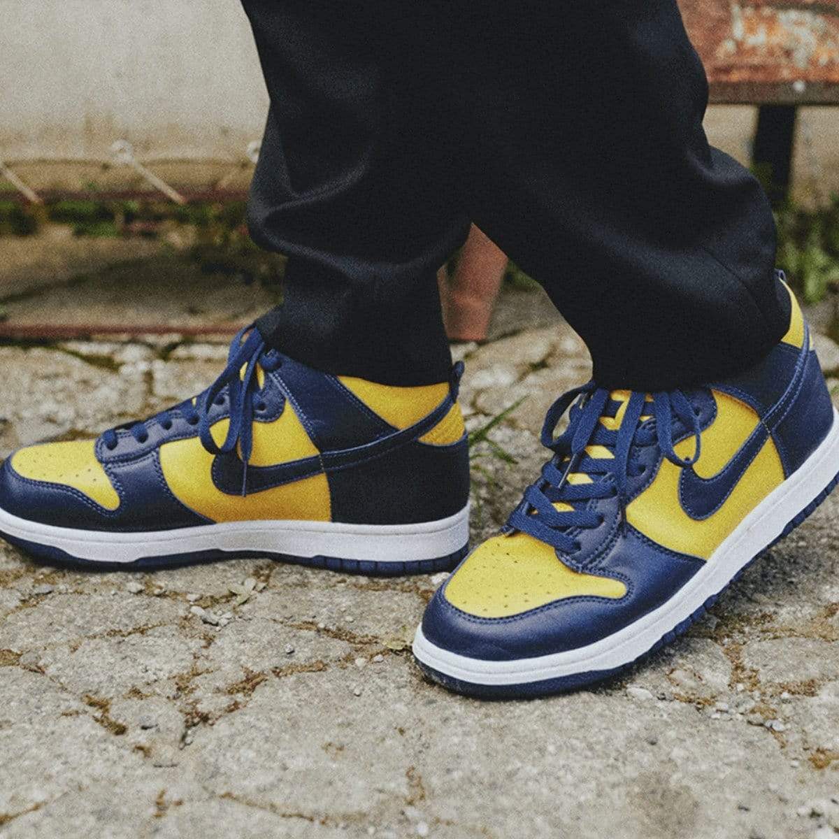 Nike Dunk High SP 'Michigan' 2020- Streetwear Fashion - thesclo.com