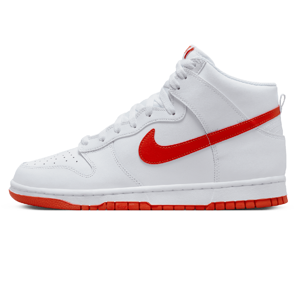 Nike Dunk High 'White Picante Red'- Streetwear Fashion - thesclo.com